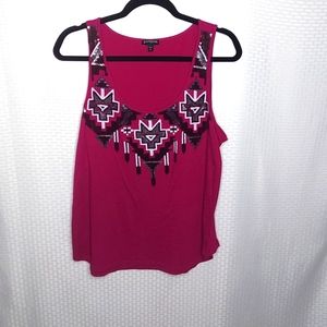 Express Women's Purple Tank Top Blouse